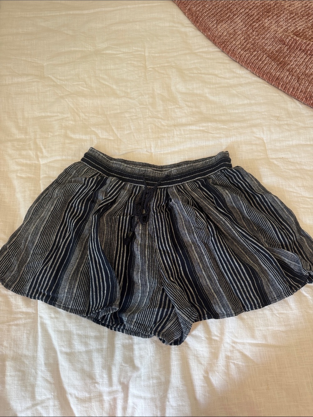 GAP Blue and White Striped Women's Shorts